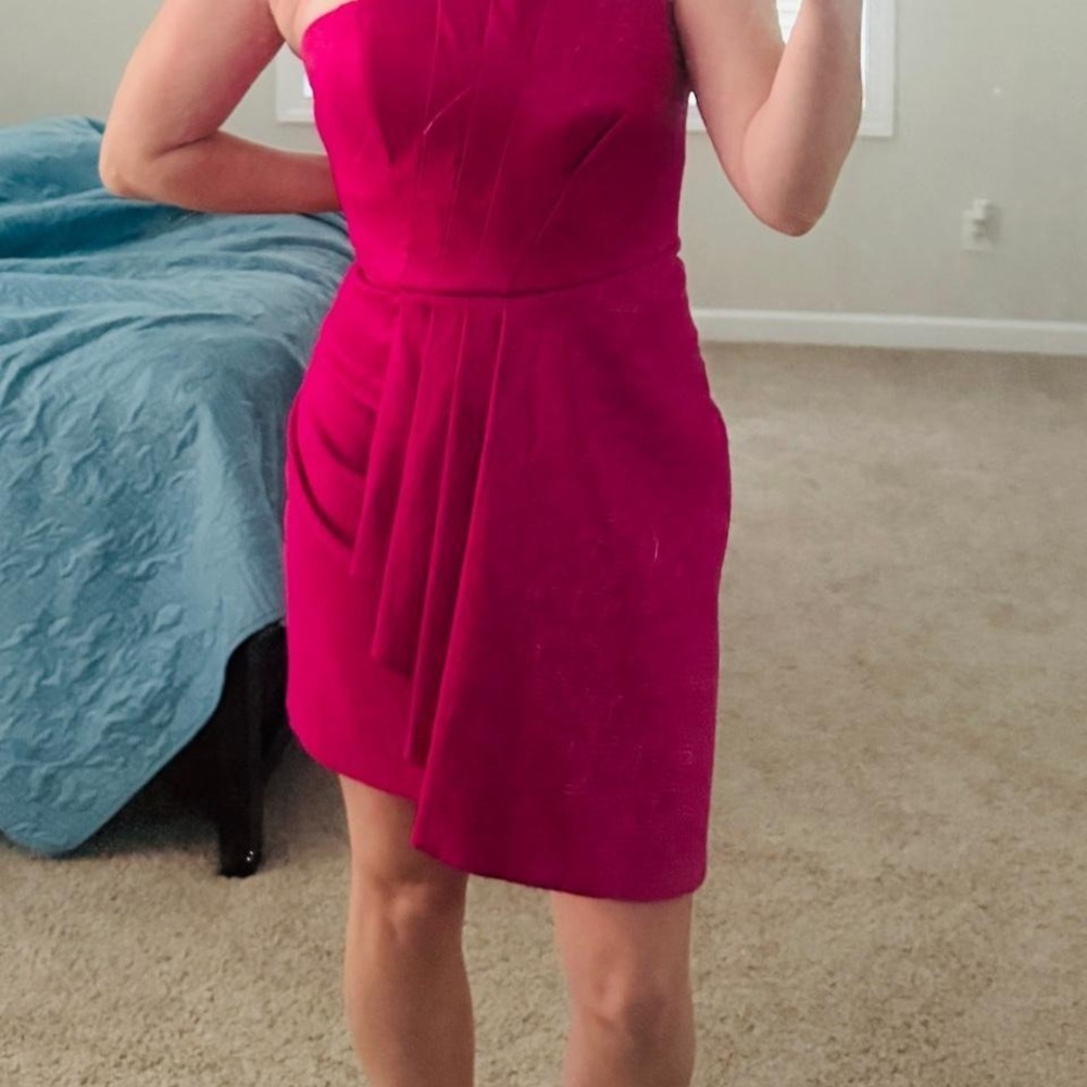 Calvin Klein fuchsia Mini dress size 8 fits a 6